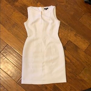 Tahari white work dress